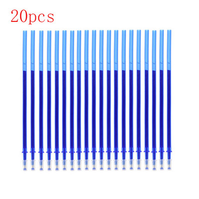 20 tk / komplekt värvilised kustutatavad pliiatsid täitevardad 0,5 mm värvilise tindiga pestav käepide kooli kirjutamiseks Doodle kirjatarbed
