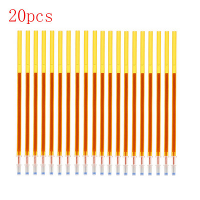 20 tk / komplekt värvilised kustutatavad pliiatsid täitevardad 0,5 mm värvilise tindiga pestav käepide kooli kirjutamiseks Doodle kirjatarbed