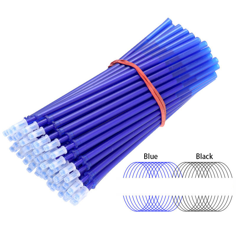20 tk / komplekt värvilised kustutatavad pliiatsid täitevardad 0,5 mm värvilise tindiga pestav käepide kooli kirjutamiseks Doodle kirjatarbed