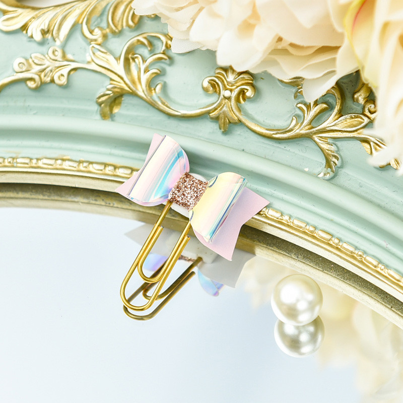 Κάρτα TUTU 8/4 τεμ. υπέροχη σχεδίαση με τόξο σετ σχολικών συνδετήρων γραφείου σετ γραφικής ύλης, σετ κλιπ σελιδοδεικτών μαθητή Kawaii H0249