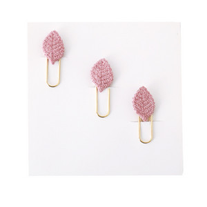 TUTU 3PCS χαριτωμένο kawaii χειροποίητο μεταλλικό γραφείο σχολικό ευρετήριο συνδετήρες ύφασμα τέχνης σελιδοδείκτης σημείωμα μαθητή κλιπ χαρτικά H0366