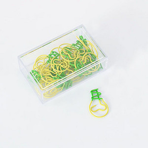 TUTU 10 бр./лот Creative Kawaii ананас крушка за сладолед Shaped Metal Paper Clip Маркировка за канцеларски материали Escolar Papelaria H0281