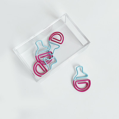 TUTU 10 бр./лот Creative Kawaii ананас крушка за сладолед Shaped Metal Paper Clip Маркировка за канцеларски материали Escolar Papelaria H0281