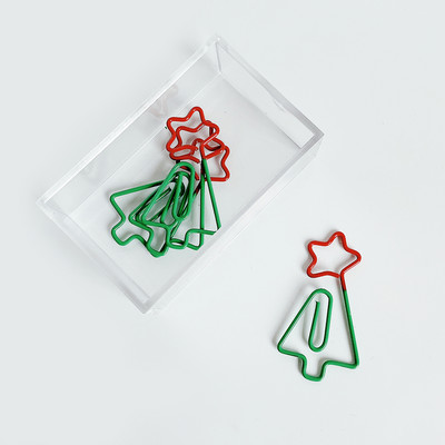 TUTU 10 бр./лот Creative Kawaii ананас крушка за сладолед Shaped Metal Paper Clip Маркировка за канцеларски материали Escolar Papelaria H0281