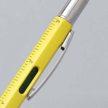 Мултифункционална капацитивна писалка с отвертка нивелир Химикалка Екран на мобилен телефон Сензорни джаджи Строителни инструменти