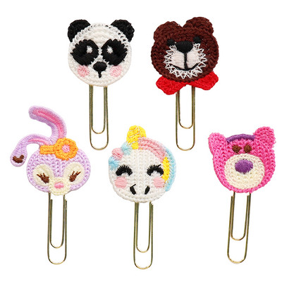 5 τμχ/παρτίδα Κρεμαστό σε σχήμα ζώου 50mm Αξεσουάρ Κλιπ χαρτιού Σημειωματάριο Υπόμνημα Σημειωματάριο συνδετήρες Φοιτητικό Γραφείο Σταθερά