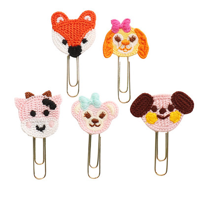 5 τμχ/παρτίδα Κρεμαστό σε σχήμα ζώου 50mm Αξεσουάρ Κλιπ χαρτιού Σημειωματάριο Υπόμνημα Σημειωματάριο συνδετήρες Φοιτητικό Γραφείο Σταθερά