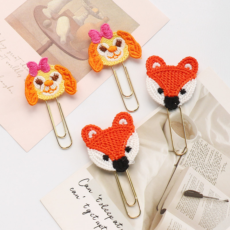 5 τμχ/παρτίδα Κρεμαστό σε σχήμα ζώου 50mm Αξεσουάρ Κλιπ χαρτιού Σημειωματάριο Υπόμνημα Σημειωματάριο συνδετήρες Φοιτητικό Γραφείο Σταθερά