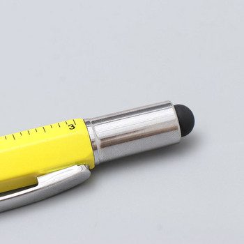 Мултифункционална капацитивна писалка с отвертка нивелир Химикалка Екран на мобилен телефон Сензорни джаджи Строителни инструменти