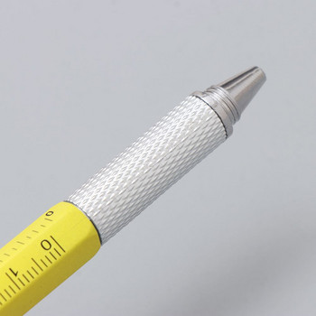 Πολυλειτουργικό στυλό χωρητικότητας με κατσαβίδι Στυλό σε επίπεδο πνεύματος Οθόνη αφής κινητών τηλεφώνων Gadgets Εργαλεία κατασκευής
