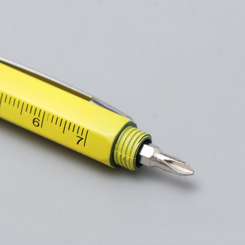 Мултифункционална капацитивна писалка с отвертка нивелир Химикалка Екран на мобилен телефон Сензорни джаджи Строителни инструменти