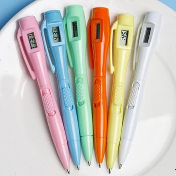 Hot Gel Pen Creative Stationery School Supplies Γραφείο στυλό γραφίδας Ηλεκτρονικό ψηφιακό ρολόι στυλό εξέτασης στυλό