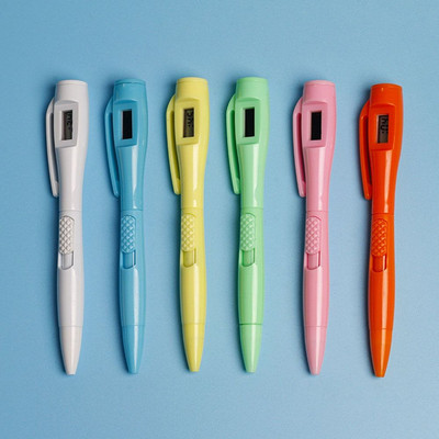Hot Gel Pen Creative Stationery School Supplies Γραφείο στυλό γραφίδας Ηλεκτρονικό ψηφιακό ρολόι στυλό εξέτασης στυλό