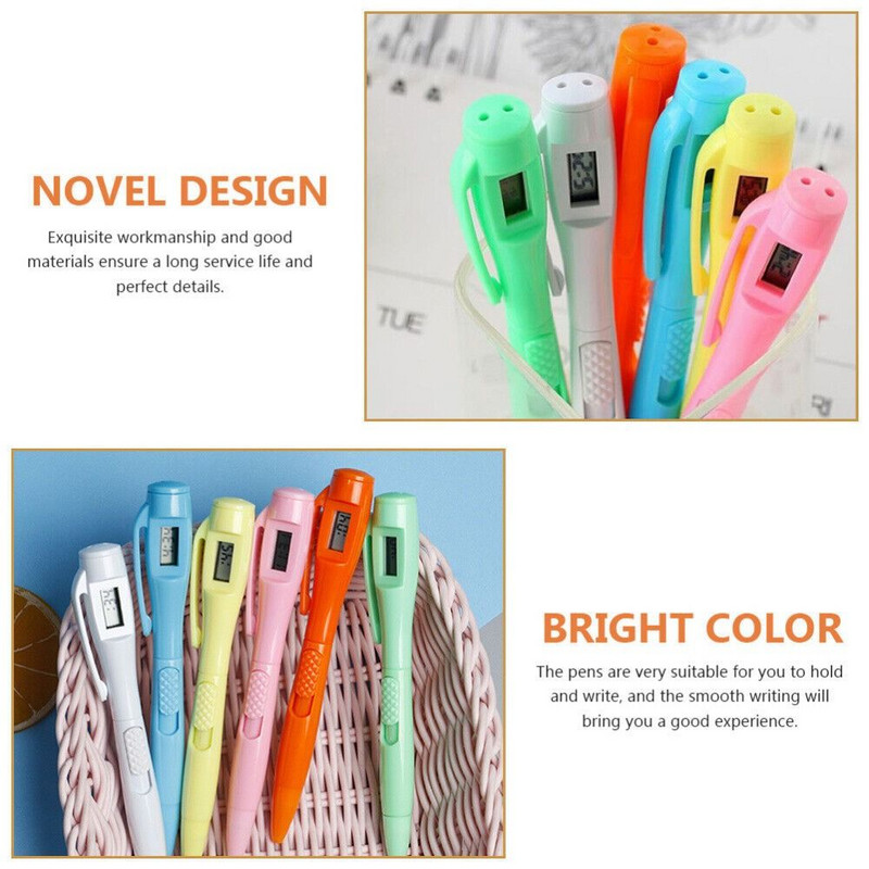 Vruća gel olovka Kreativni pribor Školski uredski materijal Kemijske olovke Olovka za potpis Elektronički digitalni sat Olovka Olovka za ispit