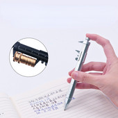 Στυλό Vernier Calipers Push Πλαστική ζυγαριά Χάρακας 2 σε 1 Σχολικά είδη γραφείου Πολυλειτουργικό στυλό