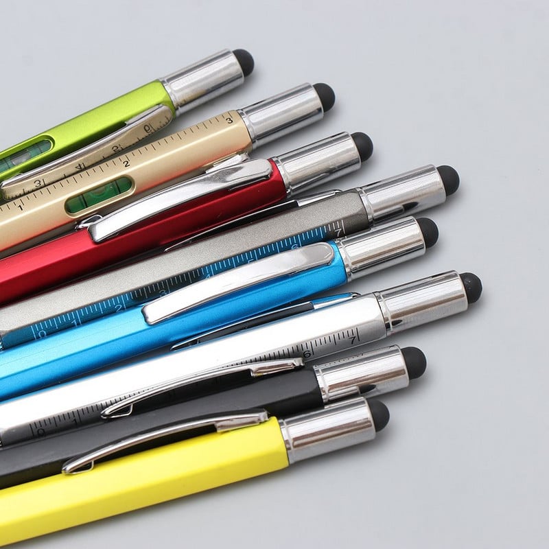 Universalus 2 in 1 Stylus Pen piešimo planšetinis kompiuteris talpinis ekranas Daugiaspalvis jutiklinis planšetinis rašiklis Išmanusis pieštukas Priedai Talpinis rašiklis