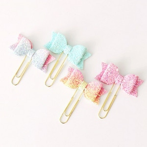 TUTU 4 бр./лот оригинален креативен дизайн с панделка комплект офис училищни щипки за канцеларски материали kawaii комплект щипки за ученически отметки H0283