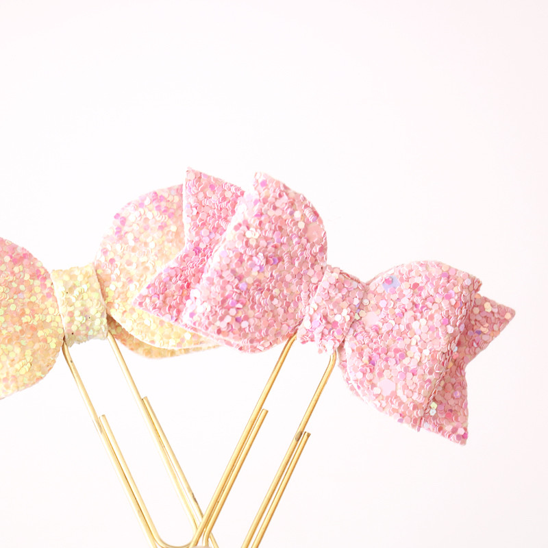 TUTU 4 бр./лот оригинален креативен дизайн с панделка комплект офис училищни щипки за канцеларски материали kawaii комплект щипки за ученически отметки H0283