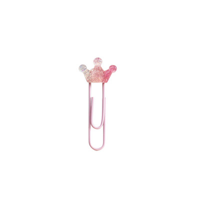 5 τμχ/παρτίδα Kawaii Crystal heart star Διακοσμητικό συνδετικό σελιδοδείκτη Κλιπ αρχείου βιβλιοδεσίας Αξεσουάρ γραφικής ύλης σχολείου γραφείου