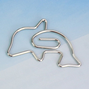 TUTU 4бр. Метален материал делфин обикновена форма Щипки за хартия Злато Сребро Цвят Bookmark Офис училище Канцеларски материали Щипки за маркиране H0045