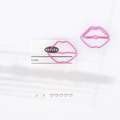 20 τμχ/συσκευασία χείλη Κλιπς Kawaii Stationery Metal Clear Binder Clips Φωτογραφίες Εισιτήρια Σημειώσεις Επιστολή