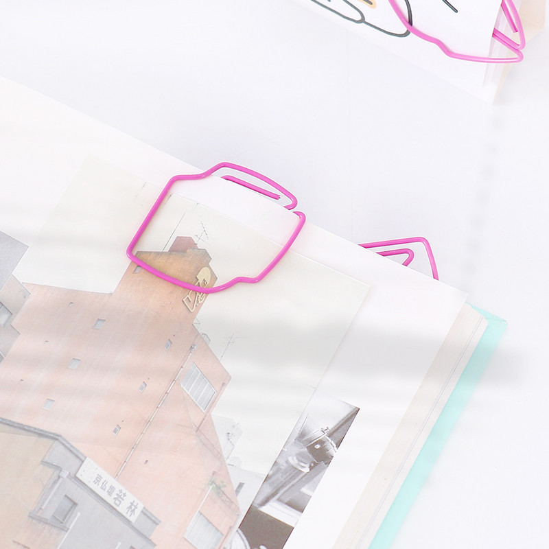 20 τμχ/συσκευασία χείλη Κλιπς Kawaii Stationery Metal Clear Binder Clips Φωτογραφίες Εισιτήρια Σημειώσεις Επιστολή