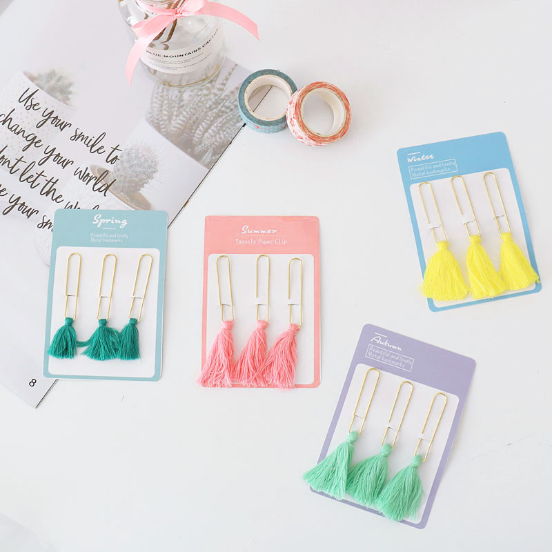 TUTU novi kreativni slatki metalni papir za bilješke Zlatne kopče set indeksnih oznaka za knjige uredski školski pribor H0320