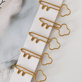TUTU 8 τεμ./παρτίδα Creative Kawaii Key Shaped Metal Paper Clip Προσθήκη σελιδοδείκτη Σχολικής γραφικής ύλης Είδη γραφείου Escolar Papelaria H0415