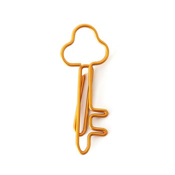 TUTU 8 бр./лот Creative Kawaii key Shaped Metal Paper Clip Marker Канцеларски материали Училищни офис консумативи Escolar Papelaria H0415