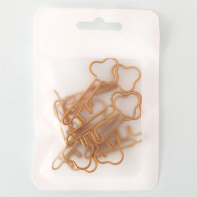 TUTU 8 τεμ./παρτίδα Creative Kawaii Key Shaped Metal Paper Clip Προσθήκη σελιδοδείκτη Σχολικής γραφικής ύλης Είδη γραφείου Escolar Papelaria H0415