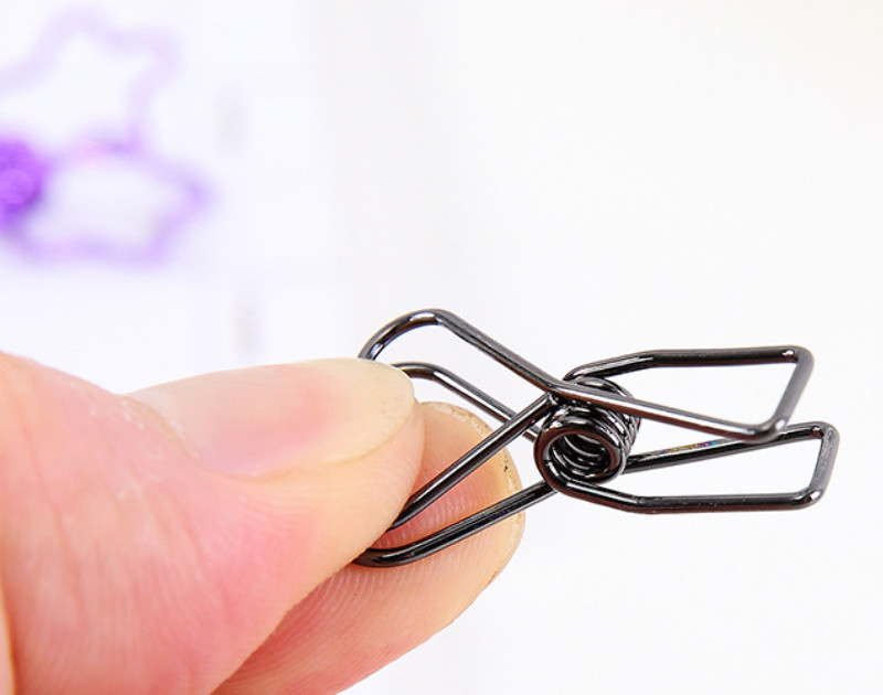 6 buc/lot mini clipsuri delicate din metal, inimă creativă, stea, pisică, stil urs, clemă, organizator de fișiere de hârtie, rechizite școlare de birou