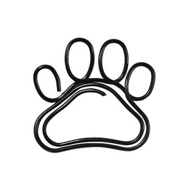 20 бр. Сладка котешка лапа Щипка за хартия Декоративна папка за подвързване на отметки Щипки за файлове Хартия, метални щипки за снимки Училищни офис канцеларски аксесоари