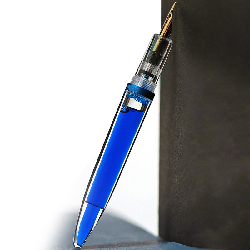 2 vnt 0,5 mm plunksnakočio plunksnakočiai su lašintuvu, didelės talpos permatomi rašikliai Biuro reikmenys mokiniams rašymo dovanoms Stat