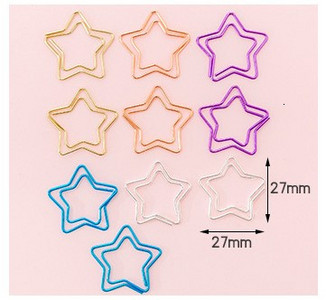 10 piezas de dibujos animados de lytww Χρώμα caramelo creativo Metal oficina escuela suministros lindo papel Clips regalo
