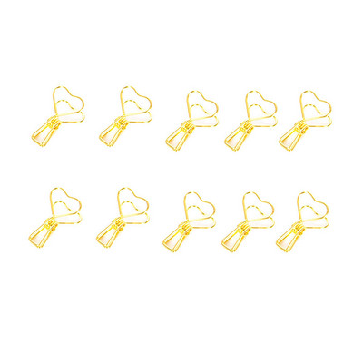 10 τμχ Βιντερ Κλιπ Χρυσό Πράσινο Μωβ Μεταλλικοί Σφιγκτήρες Χαρτί Φωτογραφικά Διακοσμητικά κλιπ θήκης