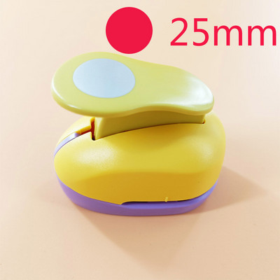 Кръгов перфоратор 9/16/25 мм Направи си сам занаятчийски перфоратор за перфоратори за скрапбукинг Създател на детски лексикони Резачка за хартия за релефно острие