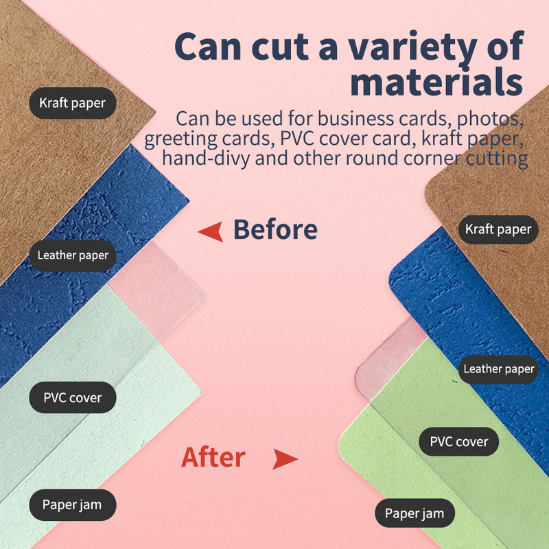 Мини перфоратор за хартия Scrapbooking R4 Sharp Corner Trimming Card Photo Cutter Консумативи Cortador De Papel Corner Trimmer