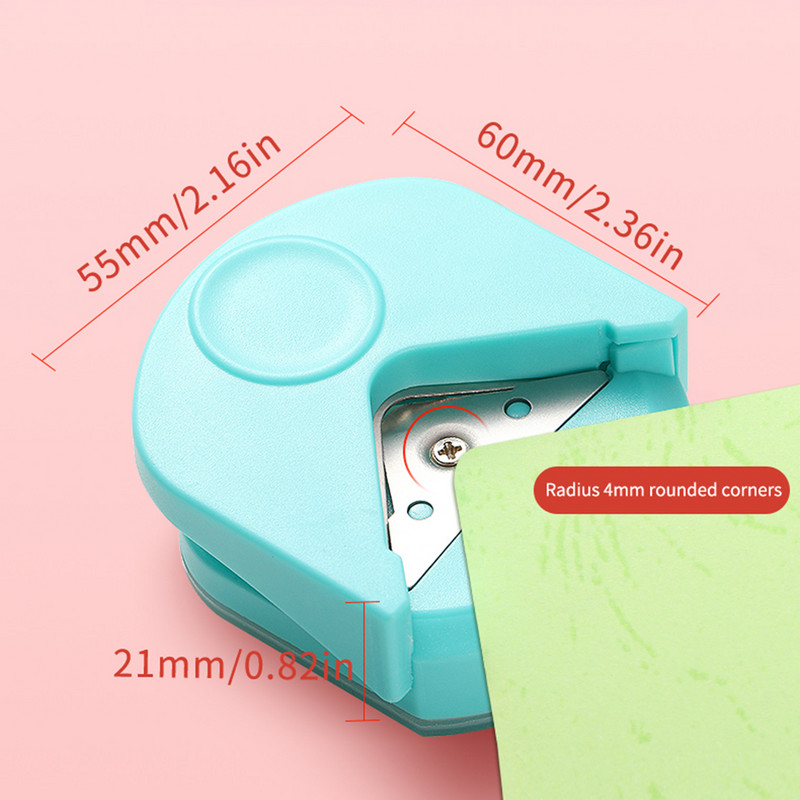 Мини перфоратор за хартия Scrapbooking R4 Sharp Corner Trimming Card Photo Cutter Консумативи Cortador De Papel Corner Trimmer