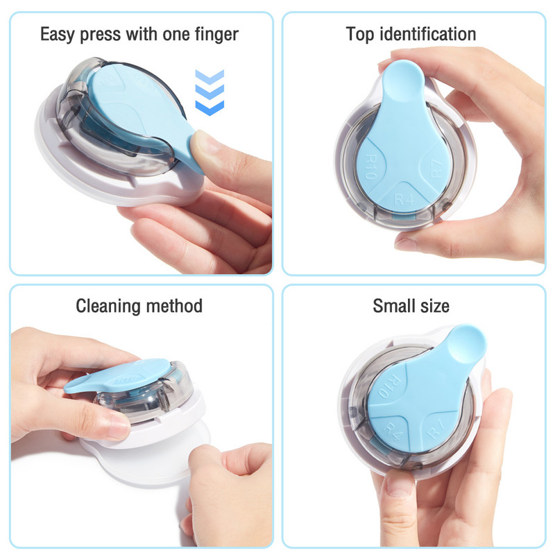 3 в 1 R4 R7 R10 Машина за щанцоване на пластмаса Направи си сам перфоратор за карти, перфоратор за хартия, кръг, шаблон, инструмент за рязане на снимки, перфоратор за скрапбукинг