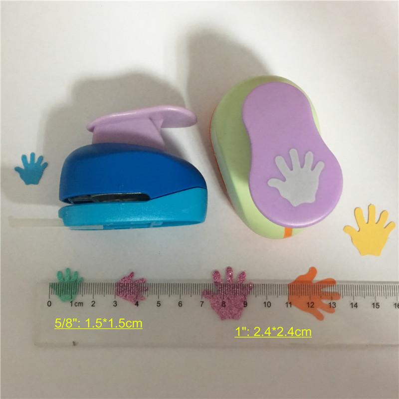 Tasuta kohaletoimetamine (1 cm, 1,5 cm, 2,4 cm, 3,8 cm) käsitsi kujundatud perforaator Palm Punch Craft Scrapbooking School Paper Puncher eva auguraud