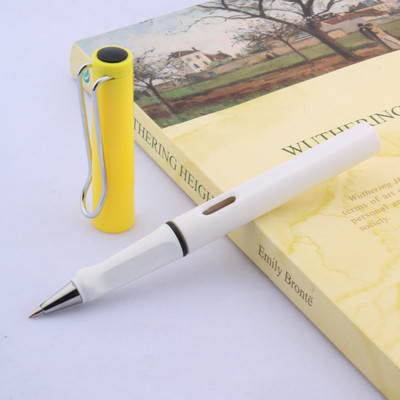 Висококачествена пластмаса 359, ролкова химикалка, прозрачна зелена подпис, швейцарска мастилена химикалка, канцеларски материали, офис ученически пособия, НОВО