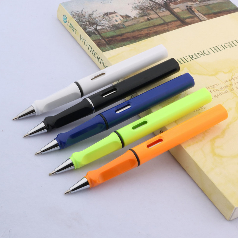 Висококачествена пластмаса 359, ролкова химикалка, прозрачна зелена подпис, швейцарска мастилена химикалка, канцеларски материали, офис ученически пособия, НОВО