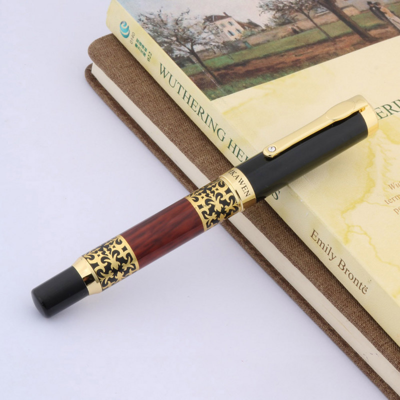 ChouXiongLuWei метален червен черен офис училище Ретро златен M подарък ученик Ролерна химикалка