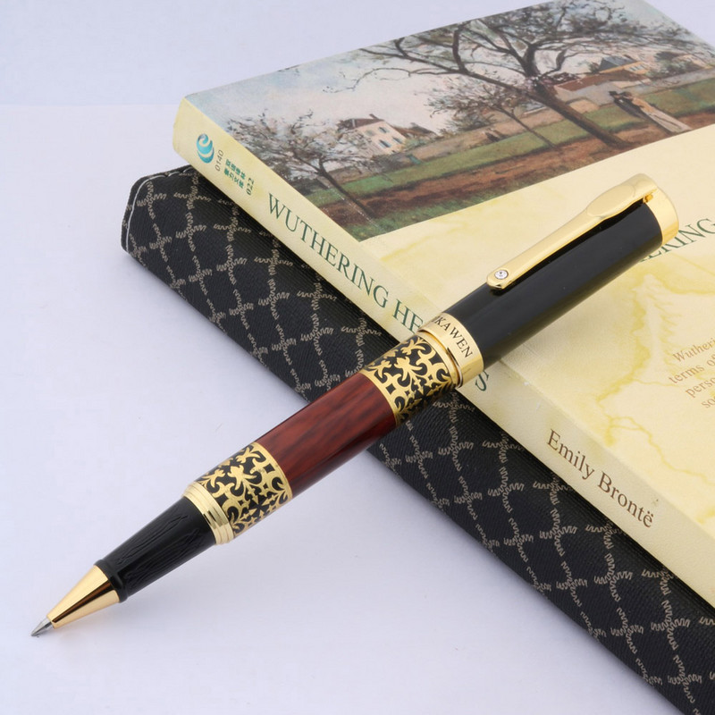 ChouXiongLuWei метален червен черен офис училище Ретро златен M подарък ученик Ролерна химикалка