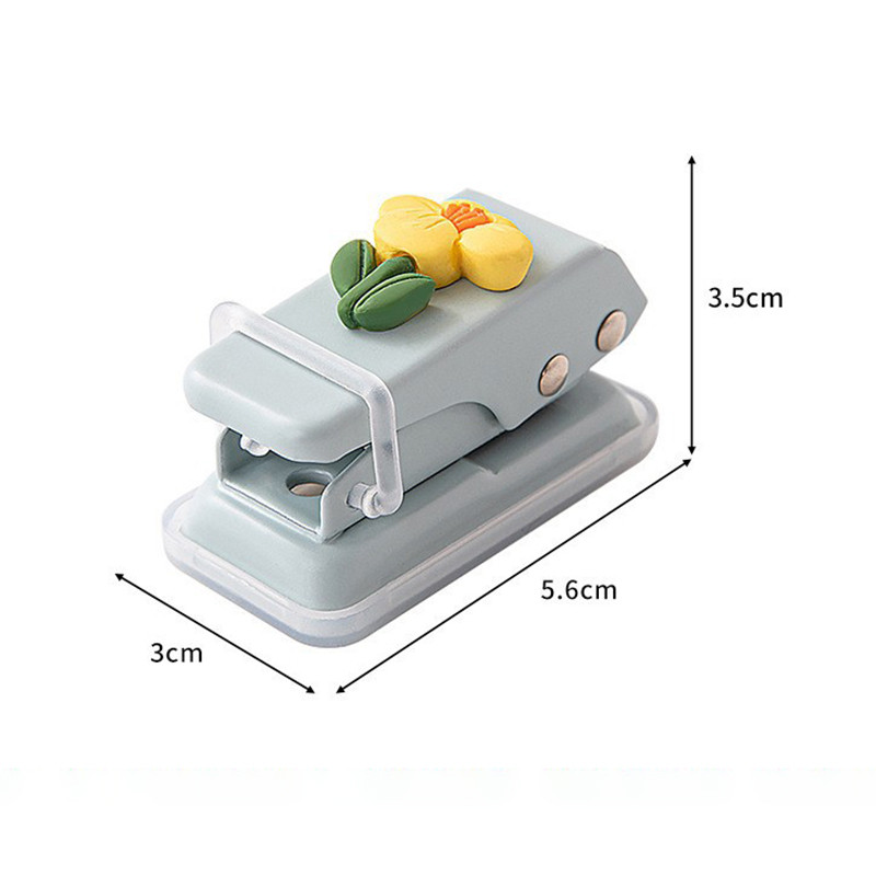 Tulpių žiedų skylučių perforatorius mini vienos skylės perforatorius „pasidaryk pats“ iškarpų knygelių perforavimo įrankis Kanceliarinės prekės Biuro įrišimo reikmenys