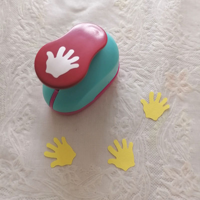 1 tk 1" 25 mm käsitsi peopesa augustaja käsitöö paberilõikur Scrapbooking koolilastele EVA disainiga lõikemasina kaartide valmistamine