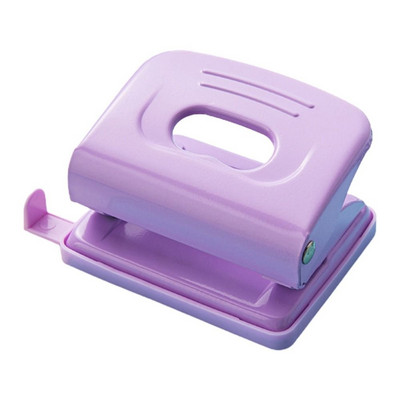Ръчен 6 мм кръгъл перфоратор за хартия с 2 дупки Дневник Перфоратор за подвързване Тетрадка Скрапбук