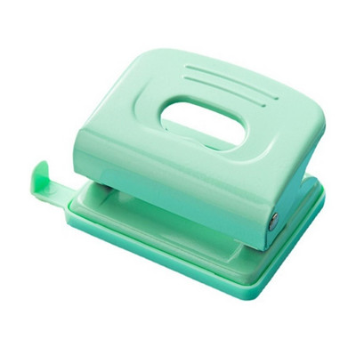 Ръчен 6 мм кръгъл перфоратор за хартия с 2 дупки Дневник Перфоратор за подвързване Тетрадка Скрапбук