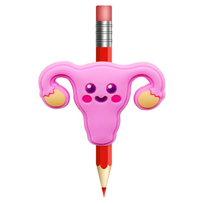 1 vnt. medicinos reikmenų šiaudeliai, PVC pieštuko dangtelis, stetoskopas, širdis, smegenys, gimda, rašiklio dangtelis studentams, slaugytojų biuro raštinės reikmenys