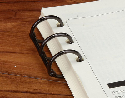 2 vnt Apskritimas 3 žiedai Auksinis sąsiuvinio segimo žiedas atviras žiedas su laisvu mygtuku susegimo segtukas Kalendoriaus įrišimo lankelis surišimo žiedas